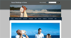 Desktop Screenshot of kauaiweddingsinkoloa.net